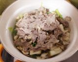 キャベツ丸ごと☆めんつゆ鍋作り方5写真
