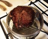 牛もも肉のステーキ☆おろし玉ねぎソース作り方5写真
