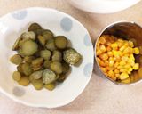 冷蔵庫の残り物活用〜ポテトサラダ作り方2写真
