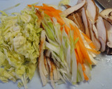 ねぎと竹輪で！うちの焼きそば！作り方1写真