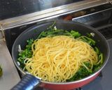 どうし菜のスパゲティー作り方8写真