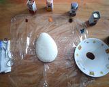キャラ弁当妖怪ウォッチこまさんこまじろう作り方1写真