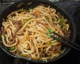 これぞイケメン　温玉のっけプルコギうどん作り方7写真