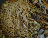 ねぎと竹輪で！うちの焼きそば！作り方7写真