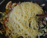 ねぎと竹輪で！うちの焼きそば！作り方6写真