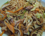 ねぎと竹輪で！うちの焼きそば！作り方8写真