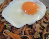ねぎと竹輪で！うちの焼きそば！作り方9写真