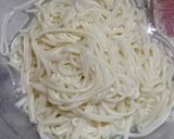 鶏と梅酢ソースの和風そうめんチャンプルー作り方2写真