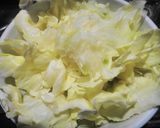 簡単蒸しキャベツのカレーヨーグルトかけ作り方1写真