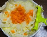 簡単蒸しキャベツのカレーヨーグルトかけ作り方2写真