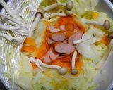 簡単蒸しキャベツのカレーヨーグルトかけ作り方3写真