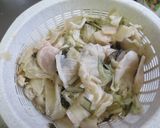 飛騨の味。煮たくもじ(煮た漬物)作り方1写真