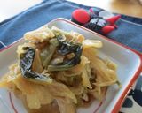 飛騨の味。煮たくもじ(煮た漬物)作り方3写真