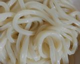 簡単！肉味噌うどん。辛味編作り方2写真
