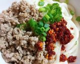 簡単！肉味噌うどん。辛味編作り方3写真