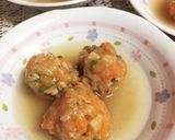 超美味しい★鶏肉団子のあんかけスープ★作り方7写真