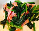 ほうれん草ベーコンのキッシュ〜餃子の皮〜作り方3写真
