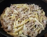 筍とピーマンと豚肉☆そうめんチャンプルー作り方4写真