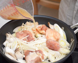 妊娠、授乳中に！鶏ときのこの豆乳煮作り方2写真