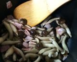 シメジとベーコンにチーズをのせて作り方2写真