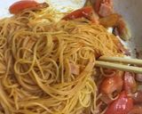 フレッシュトマト入りのスパゲッティ作り方5写真