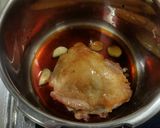 ホロホロ鶏もも肉の山かけうどん作り方7写真