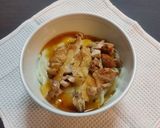 ホロホロ鶏もも肉の山かけうどん作り方14写真