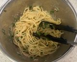 大葉たっぷり♪ツナと柚子胡椒の和風パスタ作り方4写真