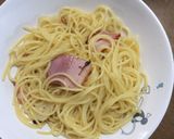 ベーコンとニンニクの白ワインソースパスタ作り方6写真