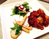 鍋で簡単揚げ焼き♡クリスピーな竜田揚げ作り方4写真