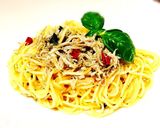 春に食べたい★釜揚しらすのペペロンチーノ作り方4写真