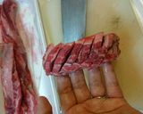 牛中落ちカルビの下処理(～調理法)※覚書作り方2写真