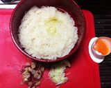 豚と水菜で簡単♬キレイなお月見にゅう麺作り方3写真