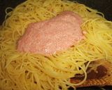 お手軽　明太子パスタ作り方5写真