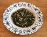 切り昆布と豚挽肉の生姜ネギ炒め作り方4写真