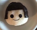 お花のぱっつん女の子＊大根おろしアート作り方3写真