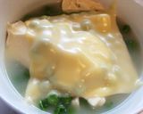 簡単朝ごはん♪お豆入り湯豆腐風作り方6写真