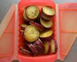 レンジで簡単☆お弁当にも・薩摩芋の甘煮。作り方3写真