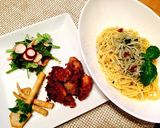 春に食べたい★釜揚しらすのペペロンチーノ作り方5写真