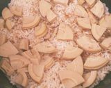 タケノコの煮物の残り物で炊込ご飯作り方2写真