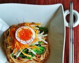 野菜ナムルと韓国万能調味料でビビン麺作り方8写真