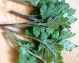 菊の新芽de天麩羅作り方1写真