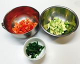 トマトとアボカドのイタリアンそうめん作り方1写真