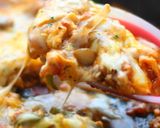 フライパンでチキントマト玉子チーズとじ♪作り方12写真