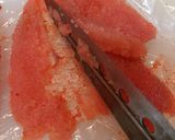 ♪半生がおいしい♡明太子パスタ♪作り方1写真