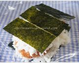 普通サイズの海苔でもおにぎらず作り方3写真