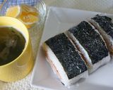 普通サイズの海苔でもおにぎらず作り方5写真