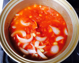 唐揚げとビーンズのトマト煮込み作り方4写真
