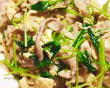 三つ葉の香り♡豚肉と三つ葉のあっさり炒め作り方9写真
