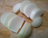 簡単　玉ねぎ　しめじ　もやしの　中華あん作り方1写真